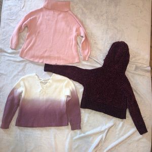 Justice sweater bundle